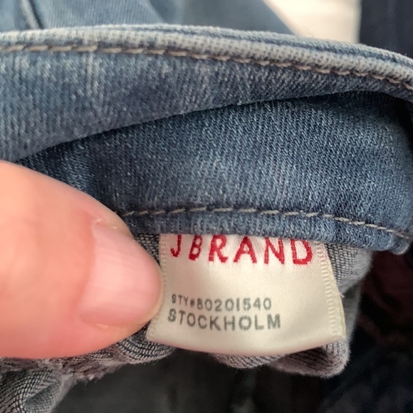J Brand Stockholm Indigo Women’s Jeans w/Cuffed Hem. Size 29. - Picture 13 of 14